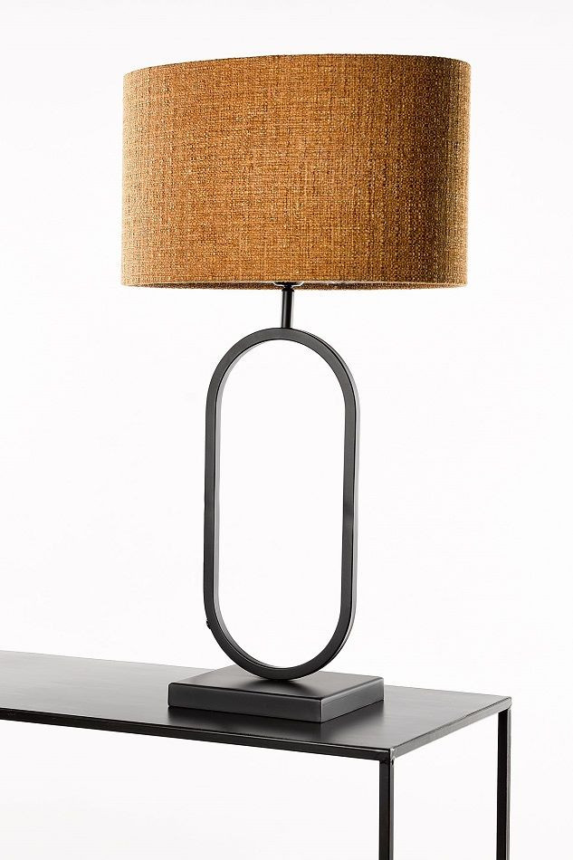 Tafellamp E27 zwart
