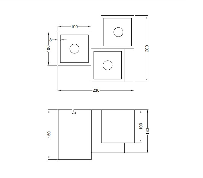 604900331 FERNANDO Spot 3xGU10 Wit 