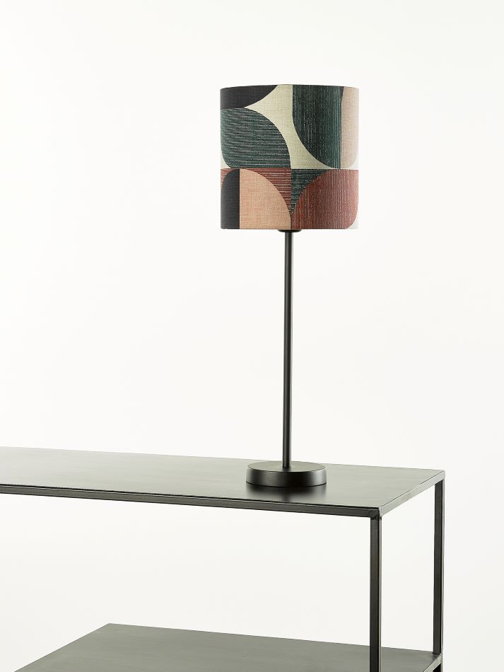 Tafellamp E27 40cm zwart (zonder kap)