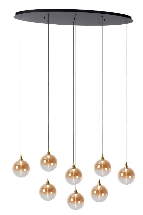 13494/29/62 GISELA Hanglamp Elips 31w 2500lm 2700k Dim Amber