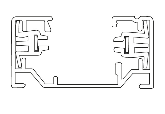 1f rail zwart 193cm