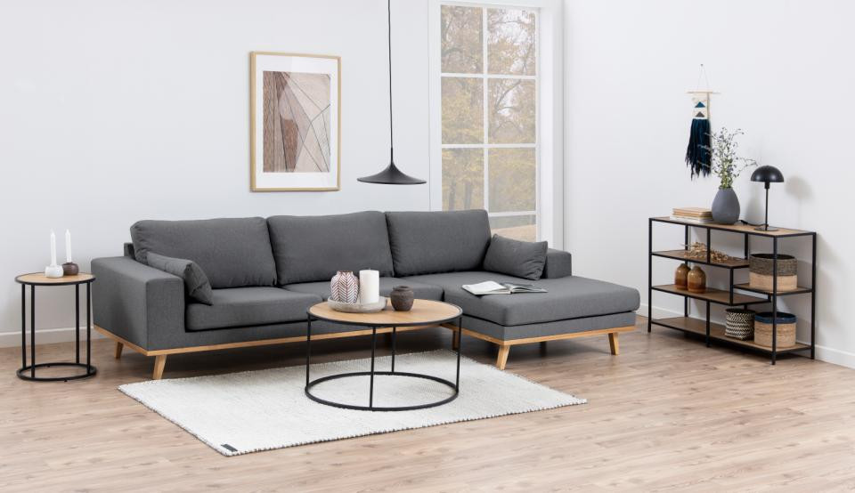 Boekenrek Seaford wild eiken met 3 legplanken