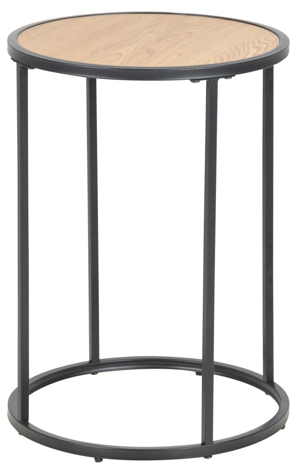 Bijzettafel Seaford wild eik 40 cm