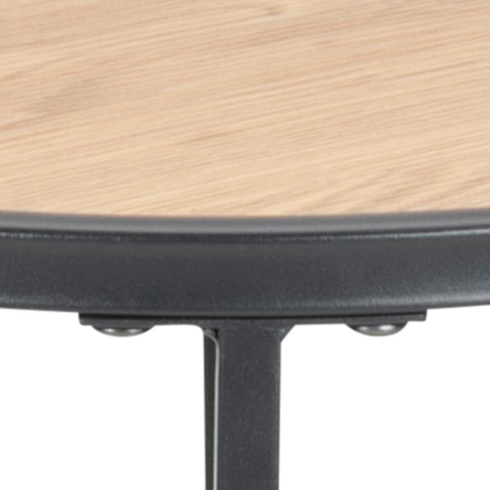 Bijzettafel Seaford wild eik 40 cm