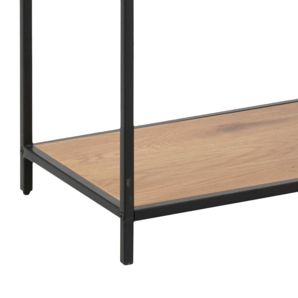 Boekenrek Seaford met 4 legplanken breed wild eiken