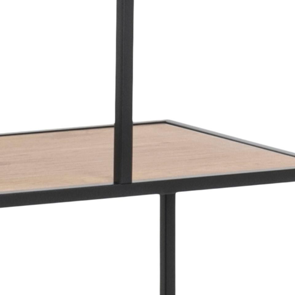 Boekenrek Seaford met 4 legplanken breed wild eiken
