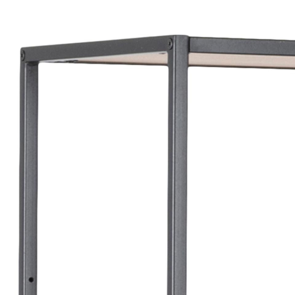 Boekenrek Seaford met 4 legplanken breed wild eiken