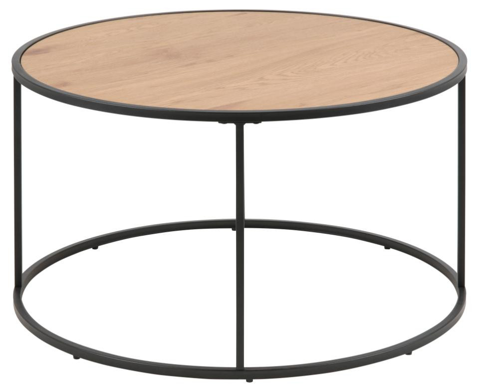 Salontafel Seaford rond wild eik