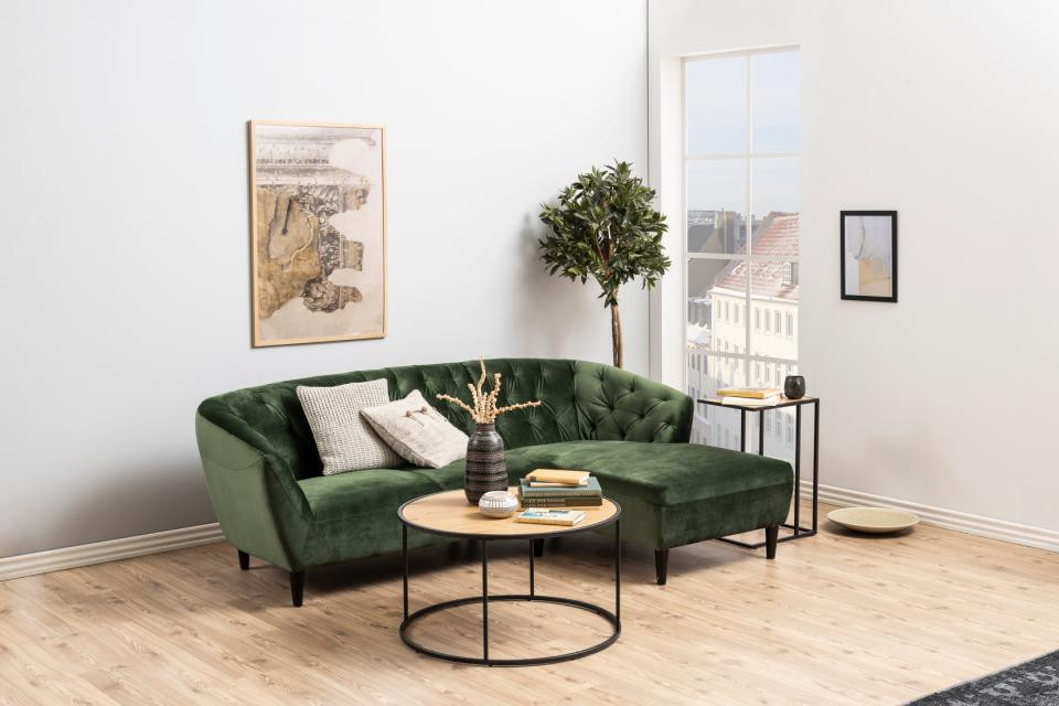 Salontafel Seaford rond wild eik