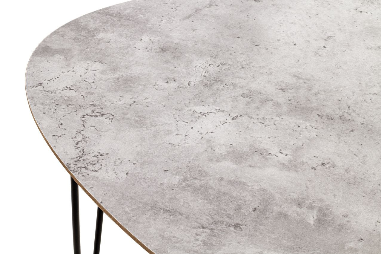 Bijzettafel Messina zwart - beton