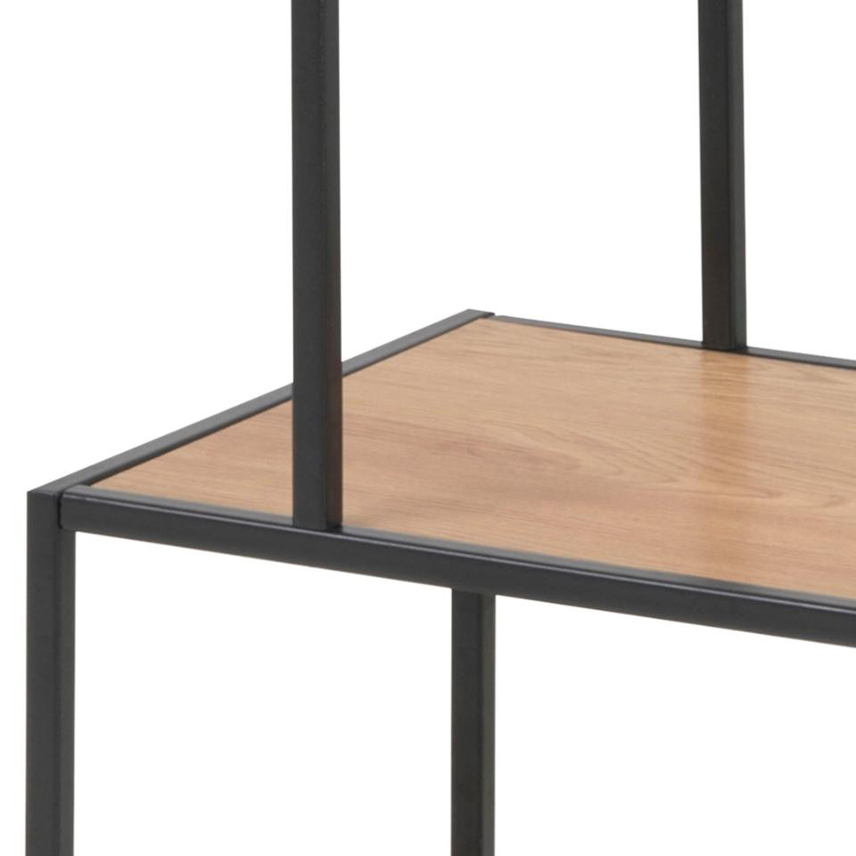 Boekenrek Seaford met 2 legplanken wild eiken