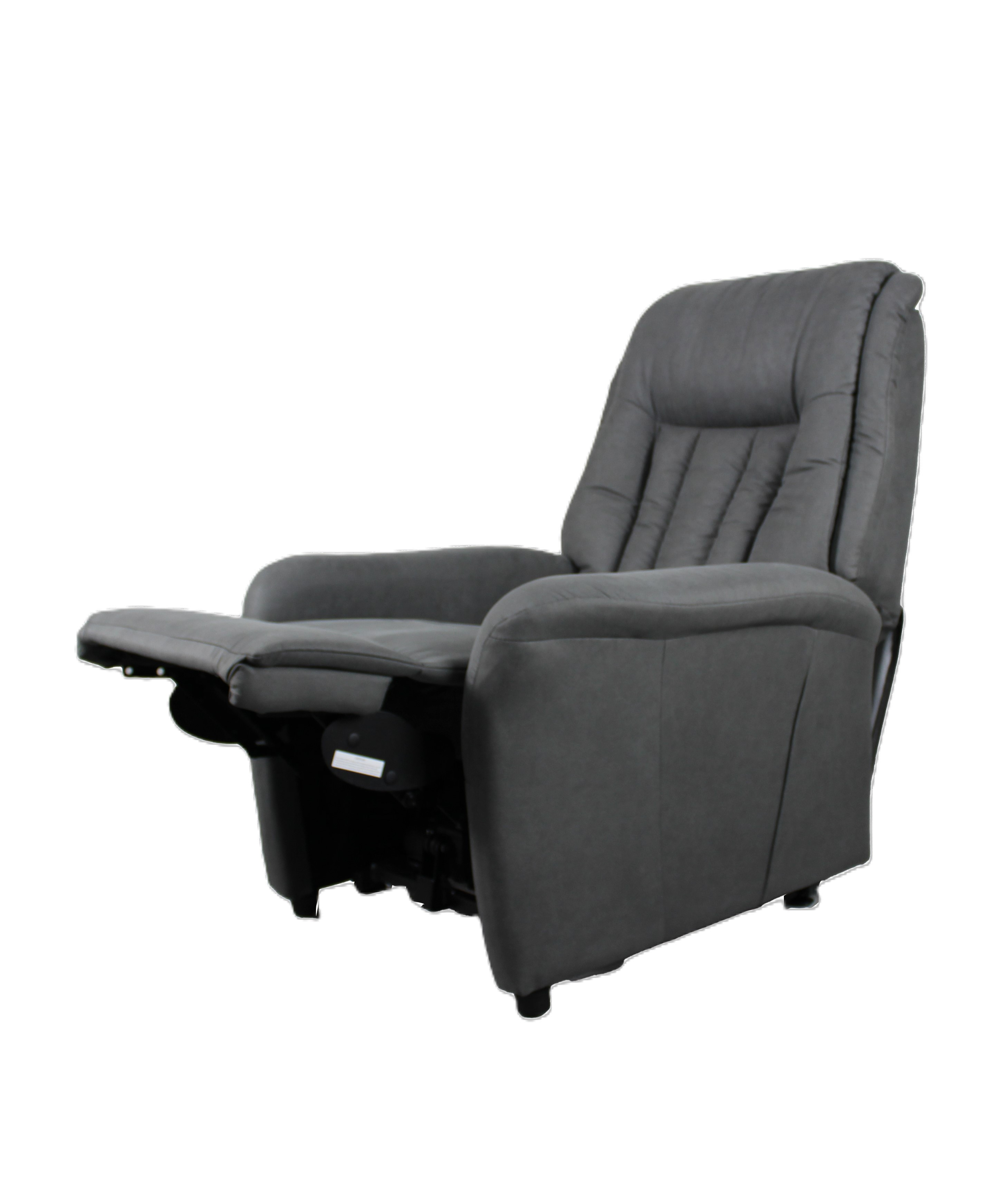 Relaxzetel Roma stof midden grijs