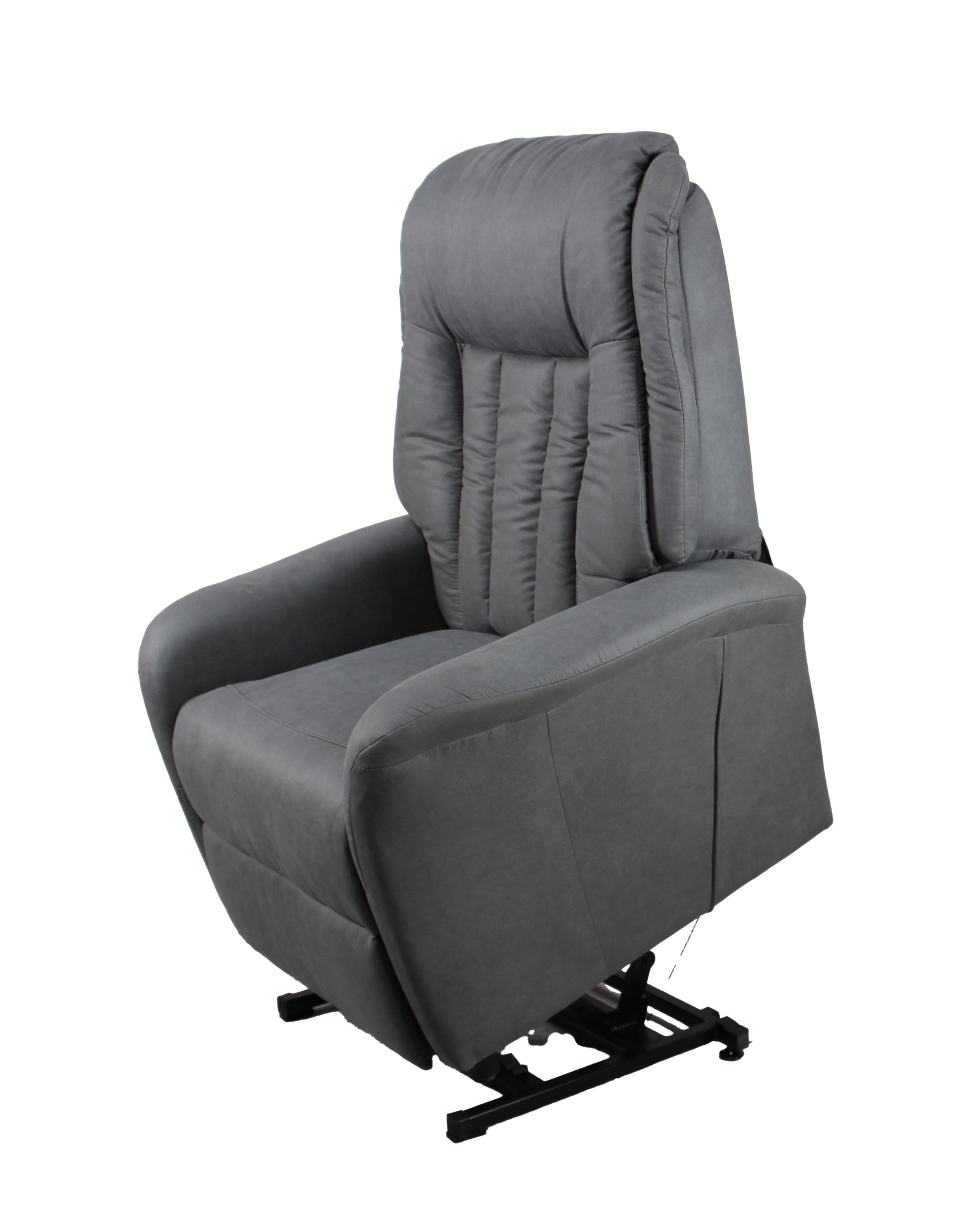 Relaxzetel Roma stof midden grijs
