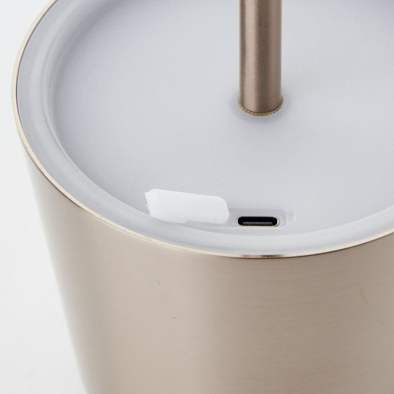 G40939/29 XAANA Accu/Oplaadbaar Tafellamp 4w 300lm CCT Licht Koper