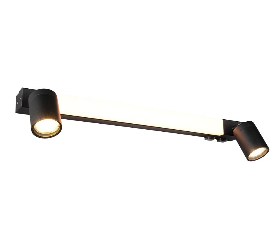 ENRICO 281470332 Spot IP44 2xGU10 + 600lm CCT zwart