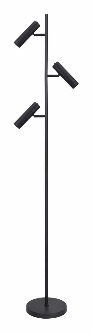 Vloerlamp 3xminiGU10 Zwart