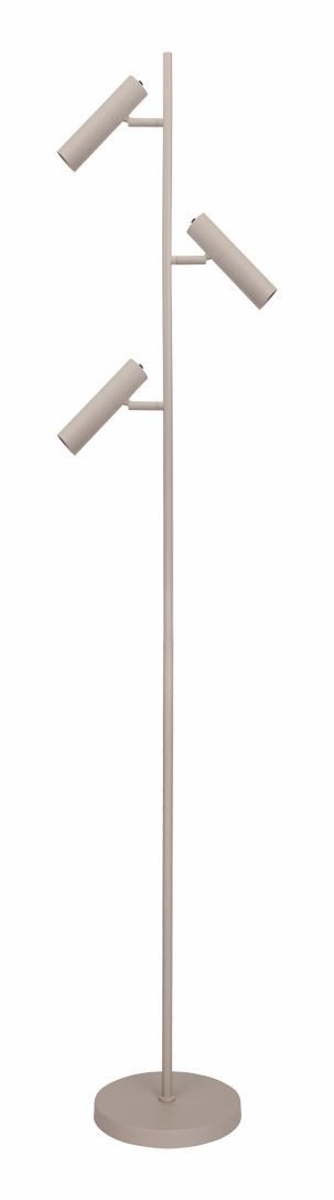 Vloerlamp 3xminiGU10 Crème