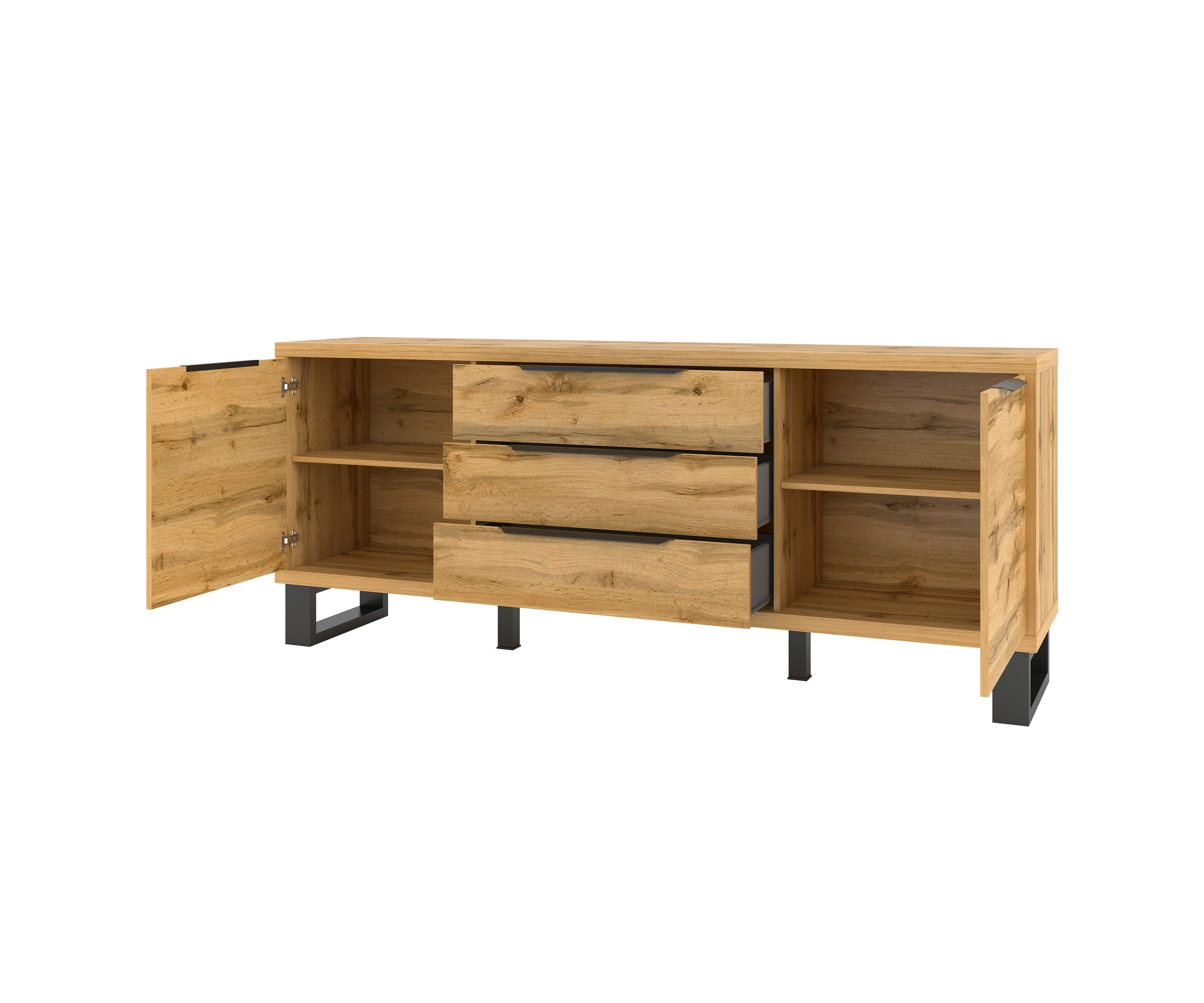 Dressoir Halle 2 deur 3 laden