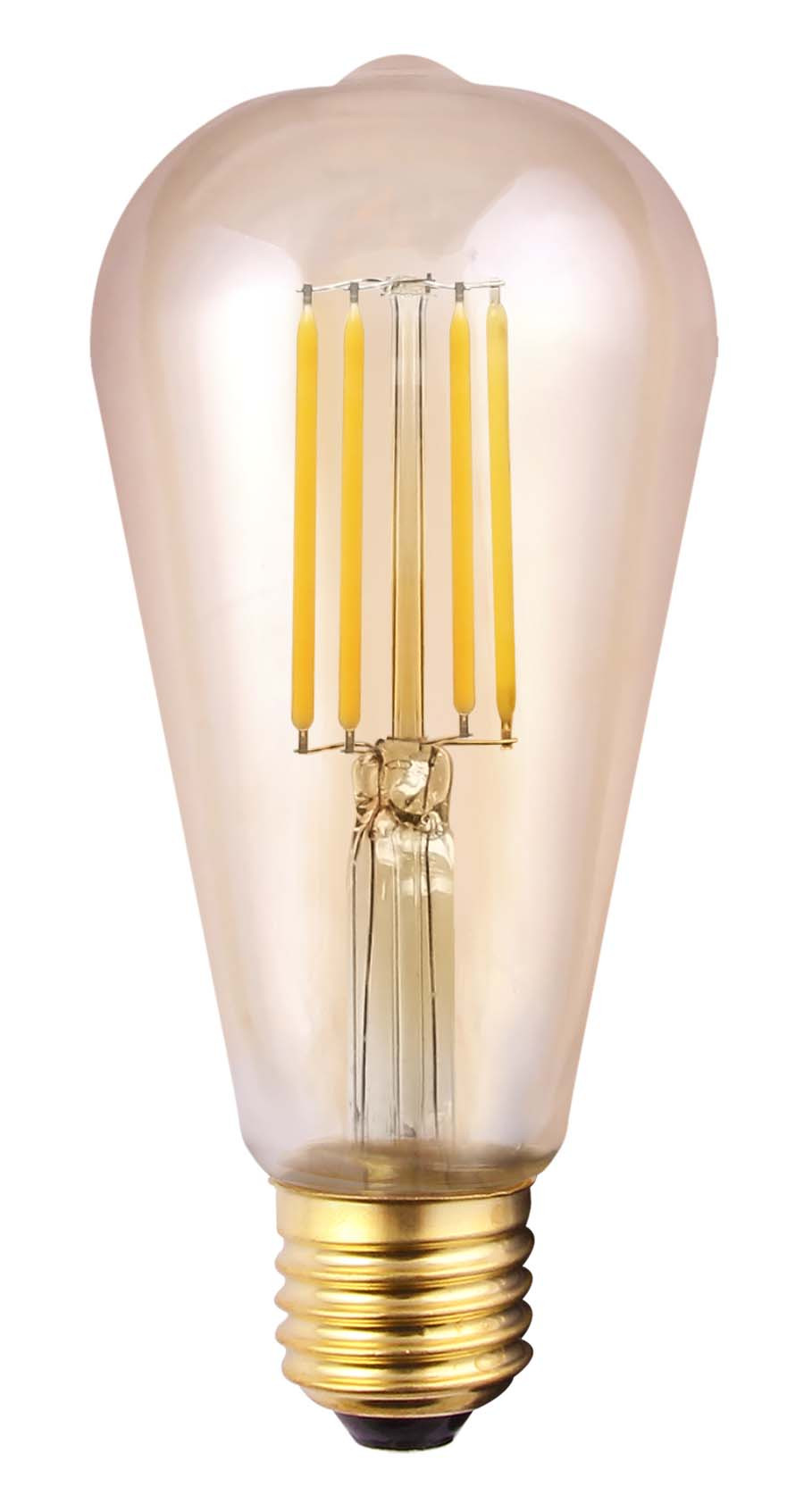 LED ST64 6,5w 650lm 2200k