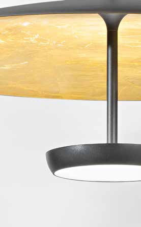 Hanglamp 40w 3200lm Warm Zwart Goldleaf 3Stap