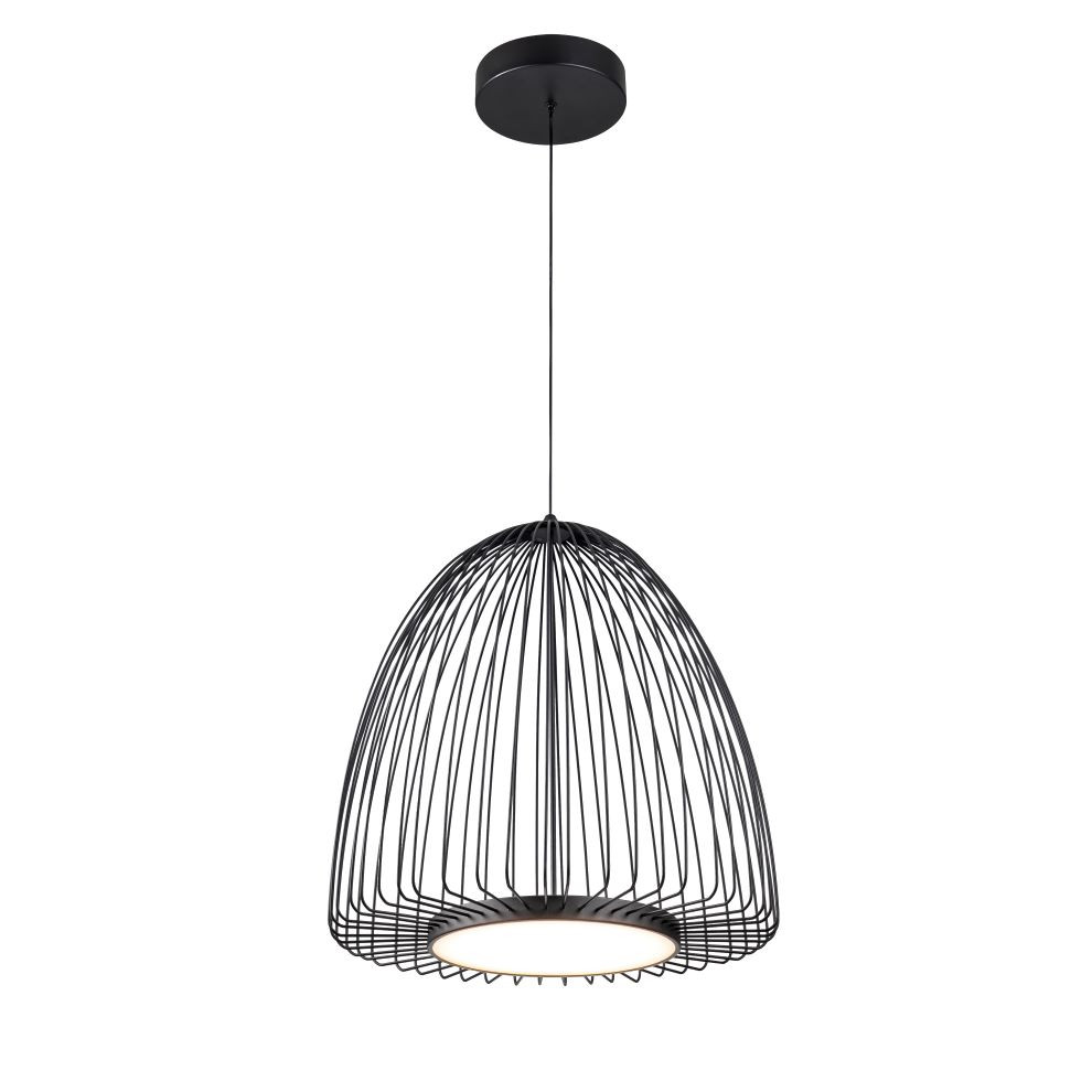 Pendel 43w 2600lm Warm Zwart