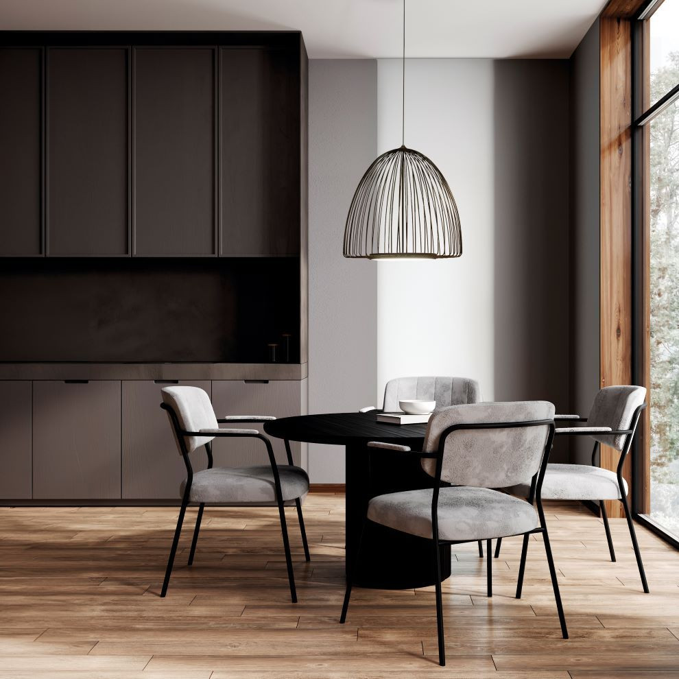 Pendel 43w 2600lm Warm Zwart