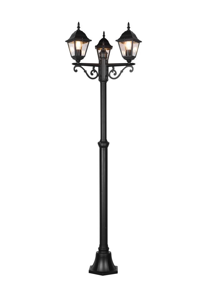 LIVENZA 405760332 Tuinpaal 3xE27 200 Zwart