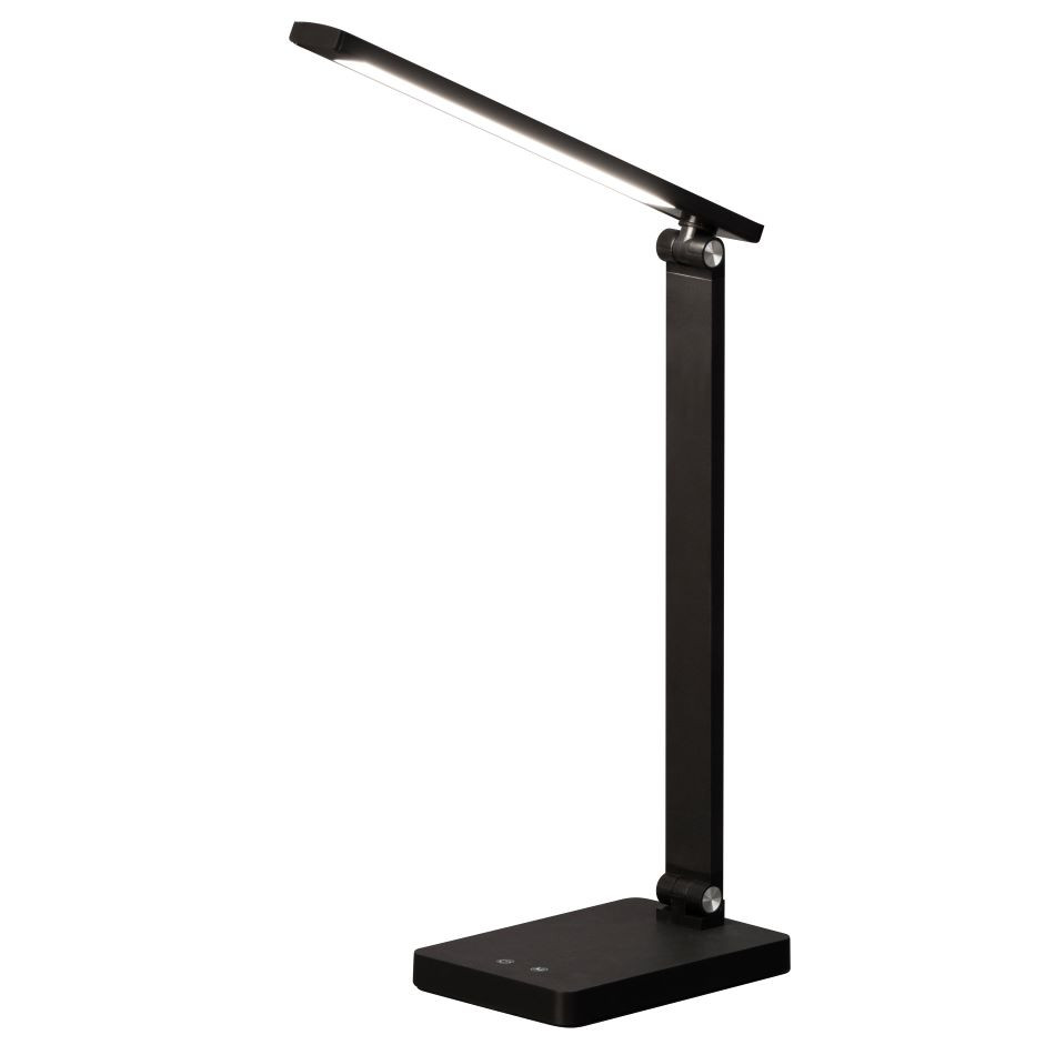 Accu/Oplaadbare Bureaulamp 2,5w 250lm CCT Dim Zwart