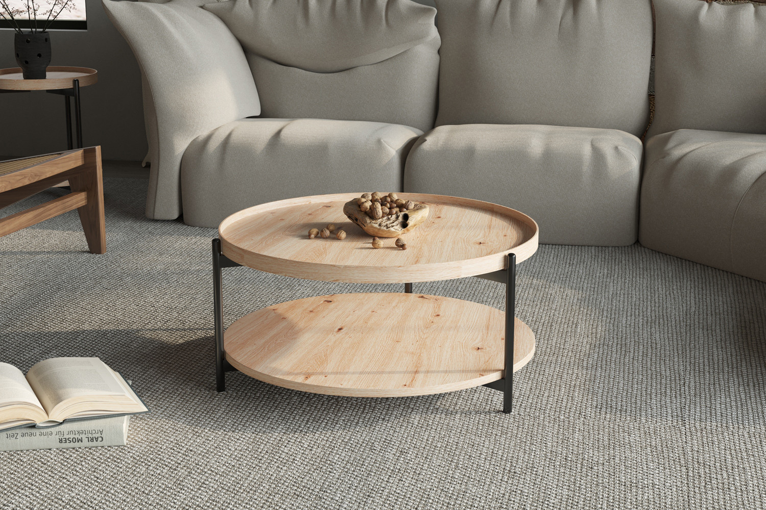 Salontafel Dalina 80 decor oude eik