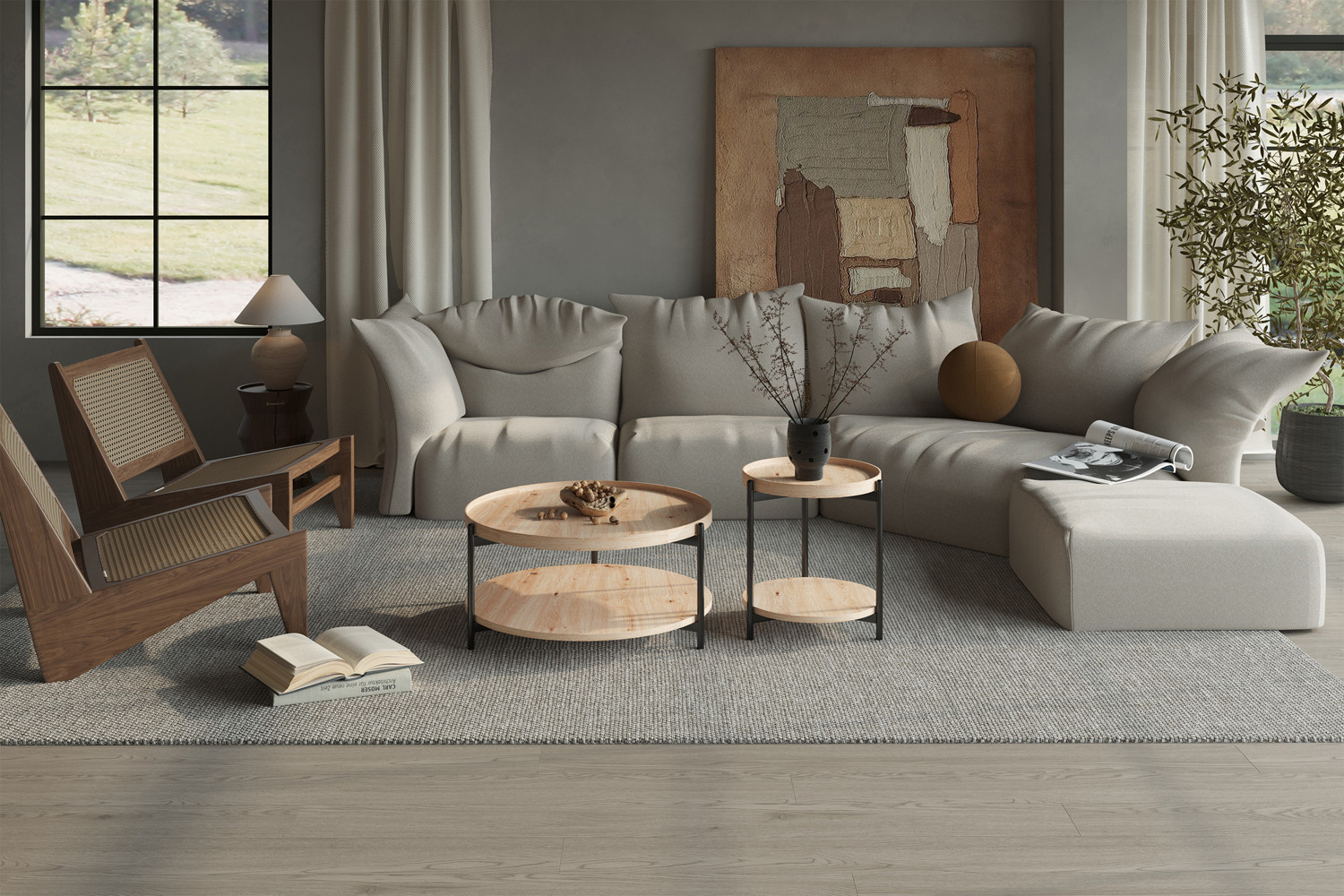 Salontafel Dalina 45 decor oude eik