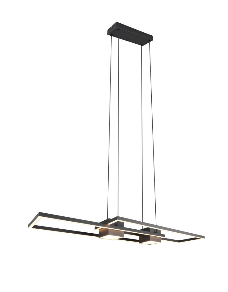 347710432 ALBANY Hanglamp 37w 4300lm CCT RemCon Zwart