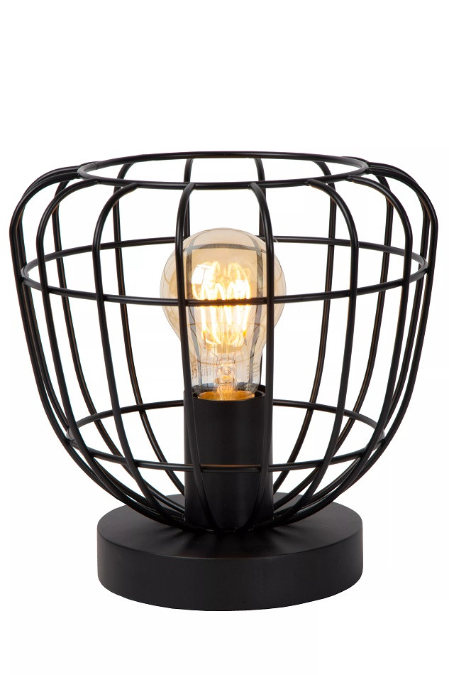 00529/01/30 FILOX Tafellamp E27 Zwart