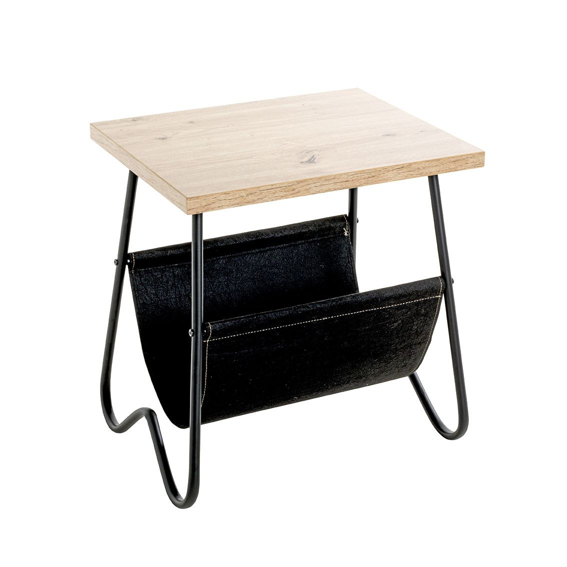 Krantenbak Capri zwart