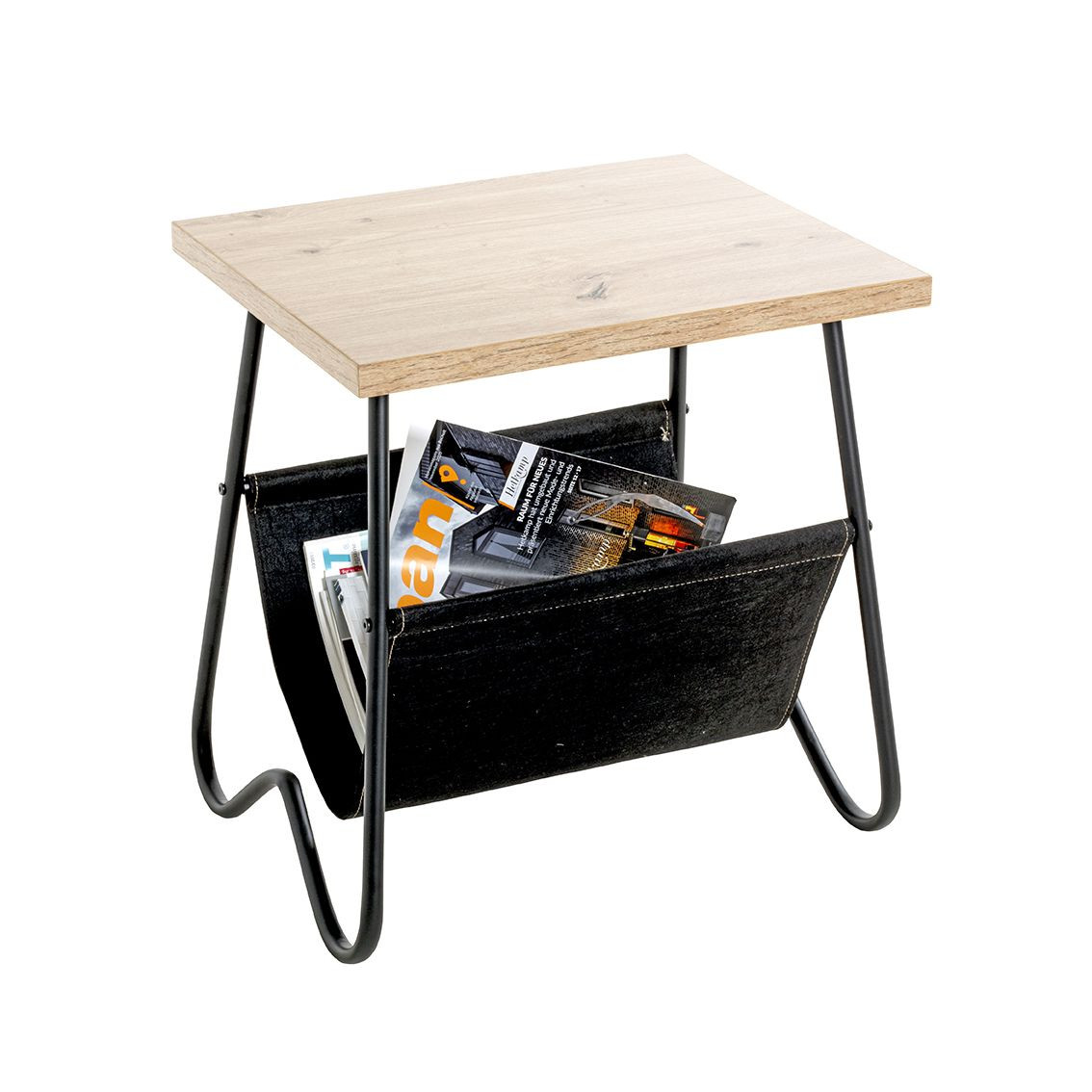 Krantenbak Capri zwart