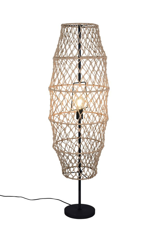 R41681036 HIVE Staanlamp E27 Zwart Natuur