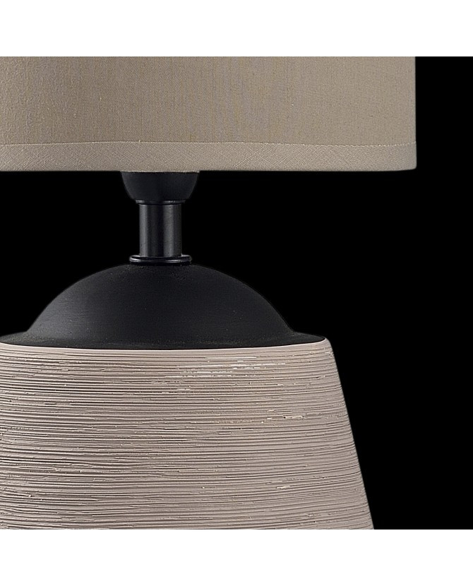 Tafellamp E14 zwart bruin