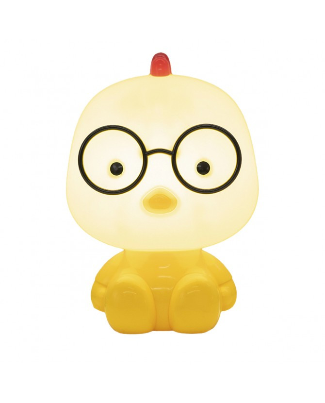 Kinderlamp 3w geel kuikentje