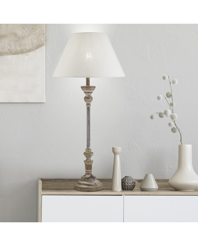 Tafellamp E27 naturel