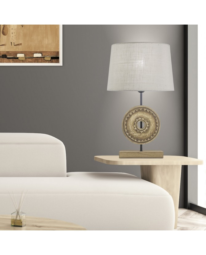 Tafellamp E27 naturel