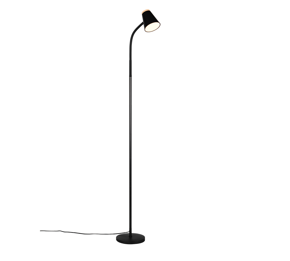 R45831102 PONGO Leeslamp 4,5w 500lm 3000k zwart