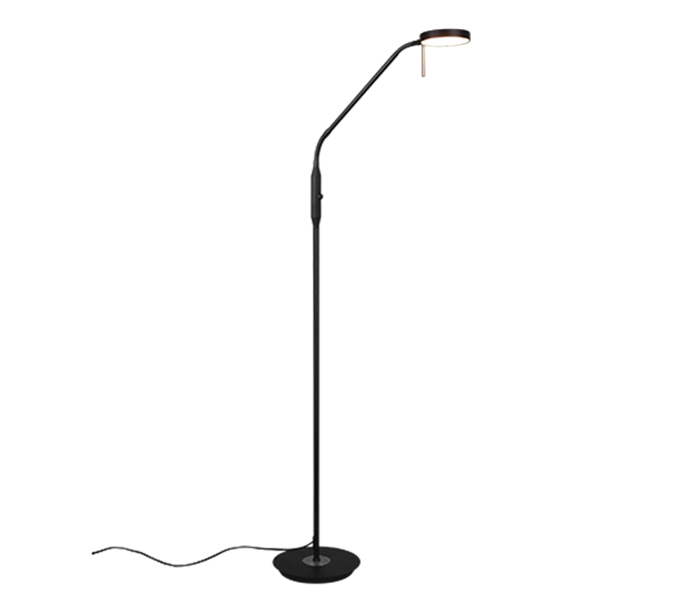 423310132 MONZA Leeslamp 12w 1400lm CCT Dim zwart