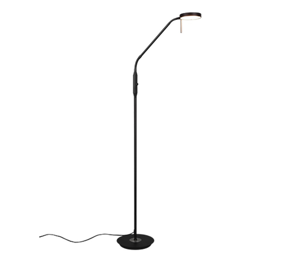 423310132 MONZA Leeslamp 12w 1400lm CCT Dim zwart