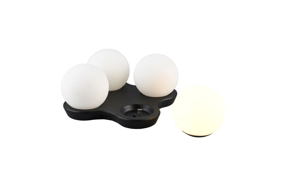 LORNA R54534102 Accu Oplaadbare Tafellamp 4x1,5w 130lm 3000k 3Stap
