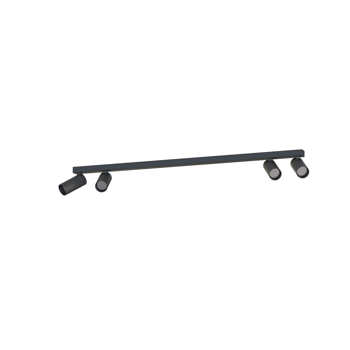 Spot 4xminiGU10 zwart