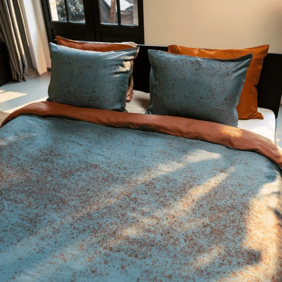 Dekbedovertrek Morian blauw 260x220