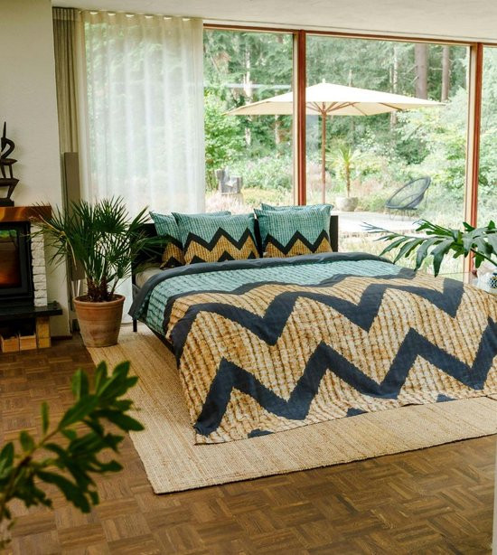 Dekbedovertrek Imani blauw 260x220