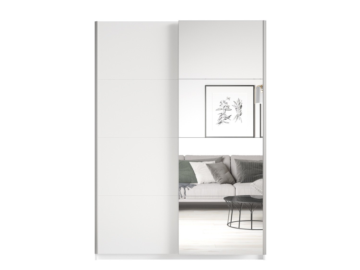 Kleerkast Babette 180 cm wit