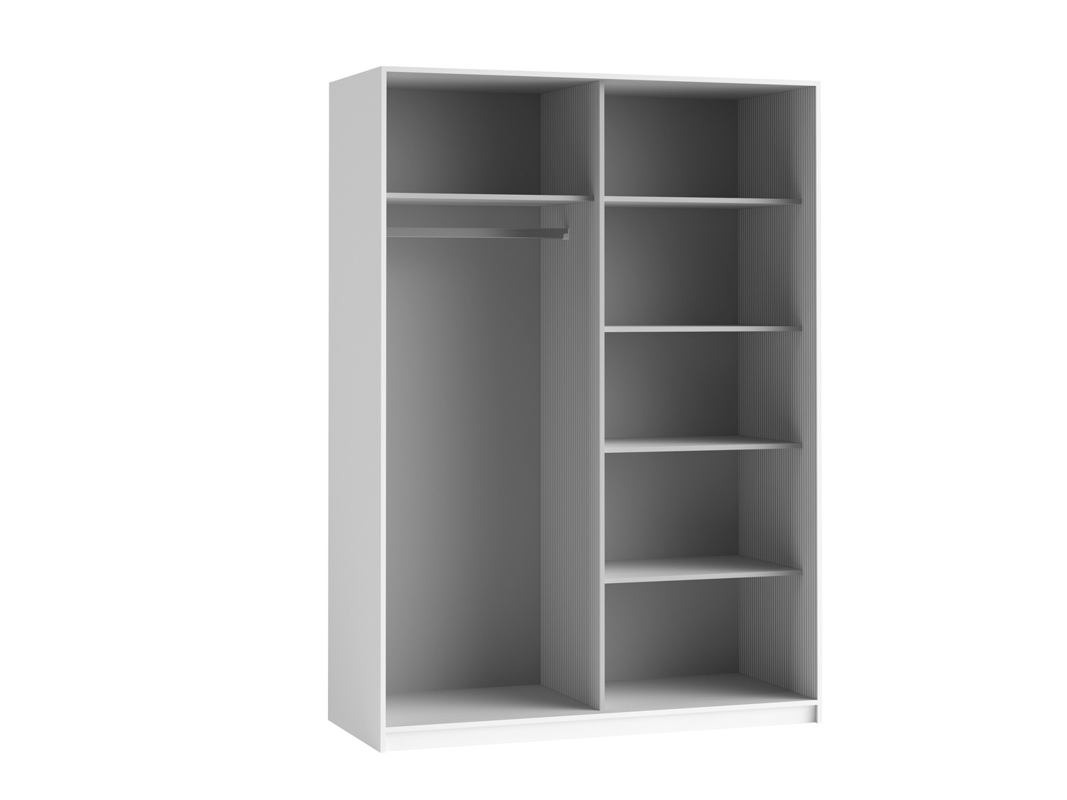 Kleerkast Babette 180 cm wit