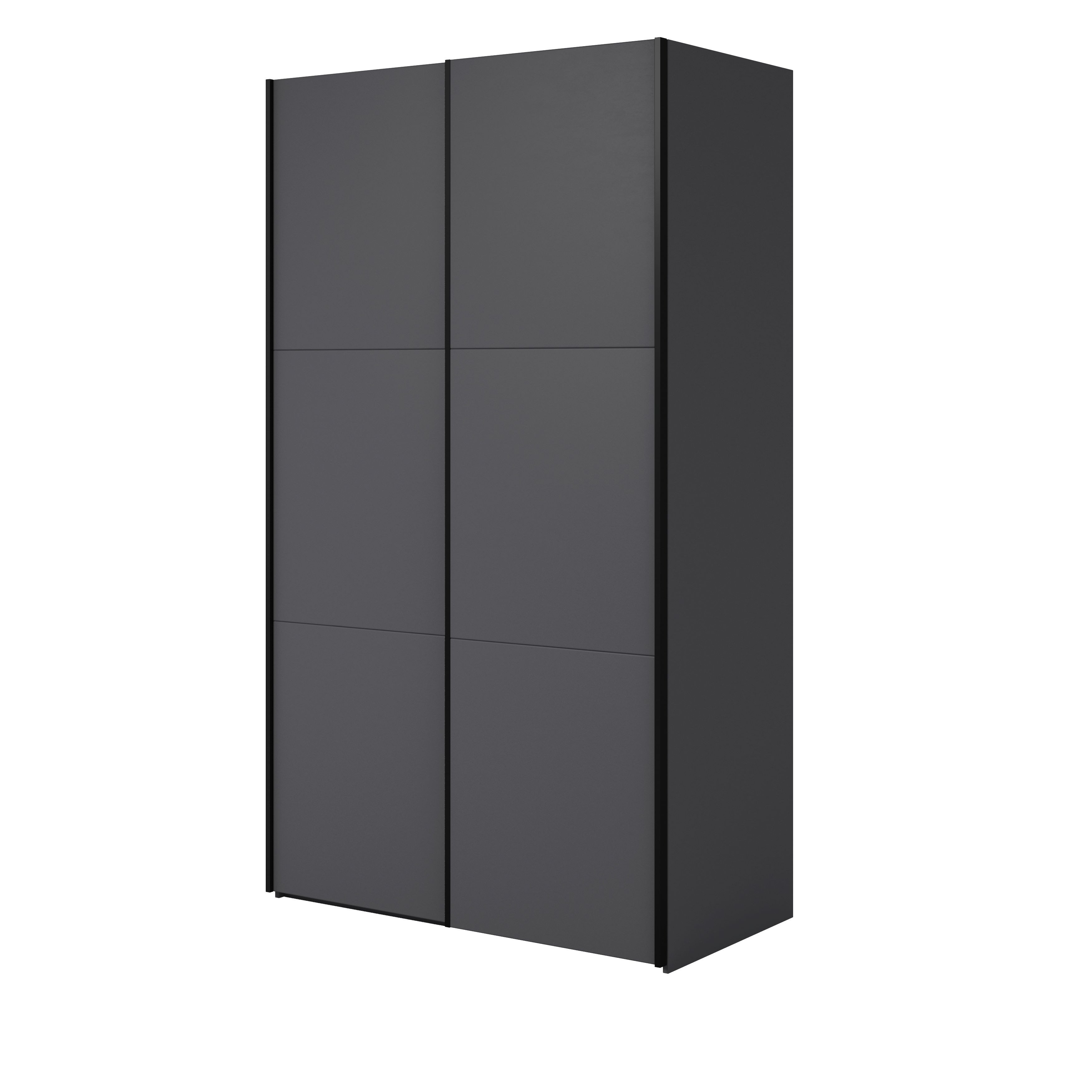 Kleerkast Elvira 120 cm Antraciet