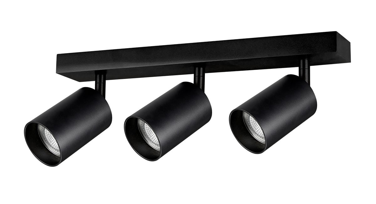 4014533 TABOO Spot 3xGU10 zwart